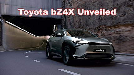 Toyota Unveils Its First Electric Vehicle, the BZ4X, with a 500-kilometer range.